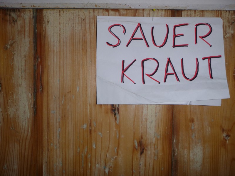 ... Sauerkrautproduktion ...