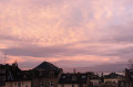 Sonnenaufgang im Rücken ...